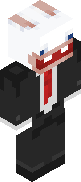 Minecraft skin tagged white rank #42