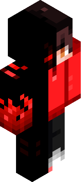 Minecraft skin tagged redblack rank #5