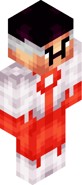 Minecraft skin tagged redwhite rank #13
