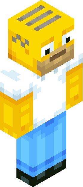 Minecraft skin tagged homer rank #5