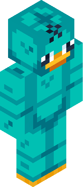 Minecraft skin tagged teal rank #12