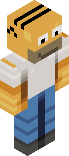 Minecraft skin tagged homer rank #3