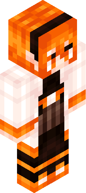 Minecraft skin tagged orangeblack rank #4