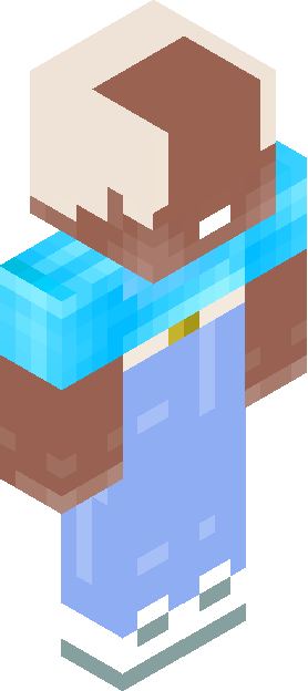 Minecraft skin tagged lightblue rank #4