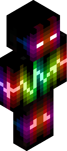 Minecraft skin tagged rainbow rank #32