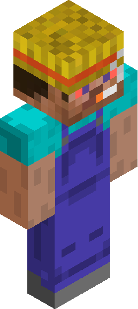 Minecraft skin tagged strawhat rank #28