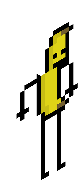 Minecraft skin tagged banana rank #1