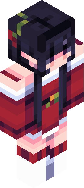 Minecraft skin tagged purple rank #43