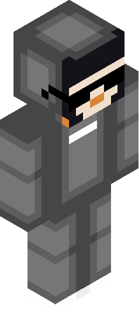 Minecraft skin tagged gray rank #47