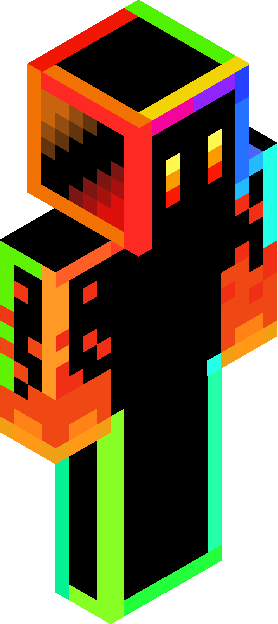 Minecraft skin tagged outline rank #8
