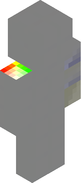 Minecraft skin tagged gray rank #22