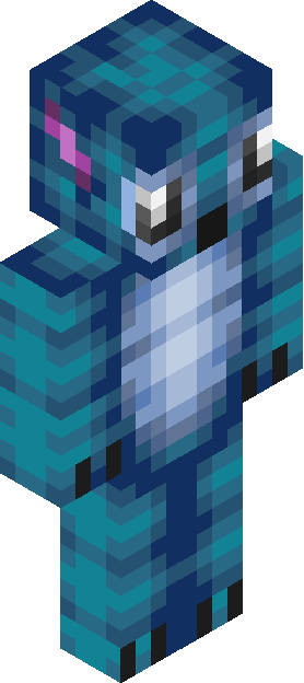 Minecraft skin tagged teal rank #37