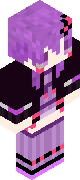 Minecraft skin tagged purple rank #20