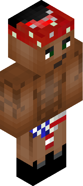 Minecraft skin tagged flag rank #9