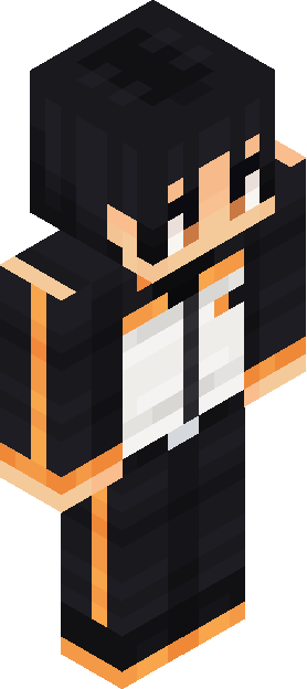 Minecraft skin tagged orangeblack rank #3