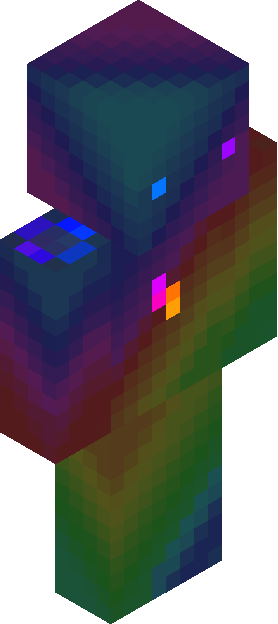 Minecraft skin tagged rainbow rank #36
