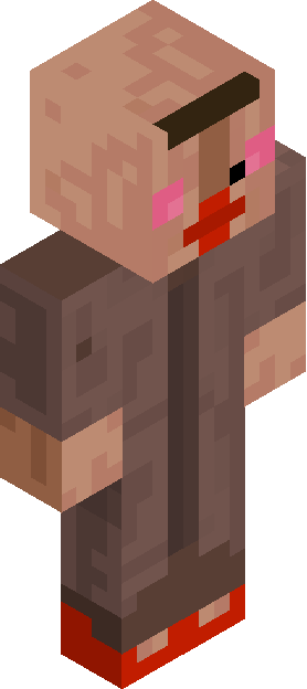 Minecraft skin tagged unibrow rank #4