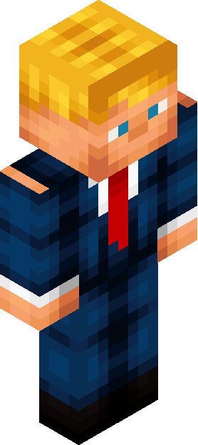 Minecraft skin tagged president rank #4