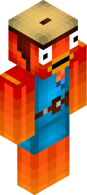 Minecraft skin tagged parrot rank #11