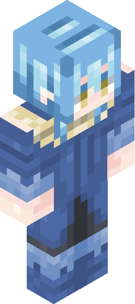 Minecraft skin tagged bluehair rank #33