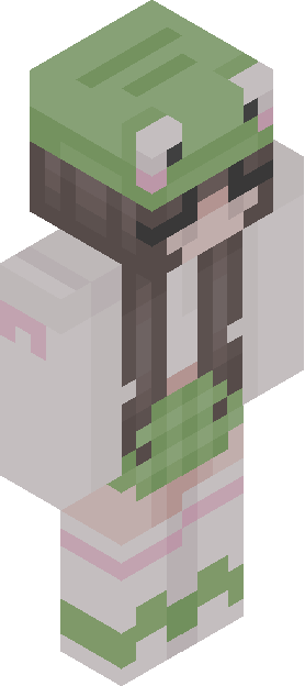 Minecraft skin tagged green rank #36