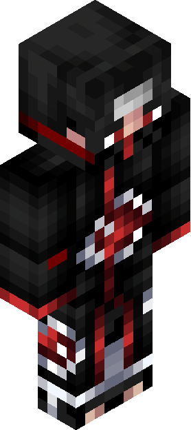 Minecraft skin tagged redblack rank #27