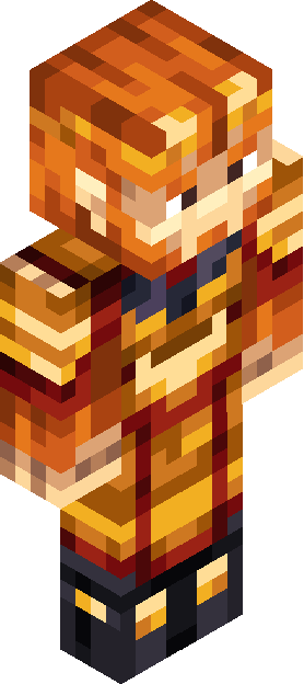 Minecraft skin tagged redgold rank #9