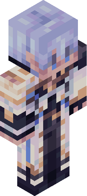 Minecraft skin tagged silverhair rank #24