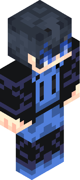 Minecraft skin tagged blueblack rank #2