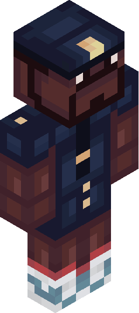 Minecraft skin tagged police rank #3