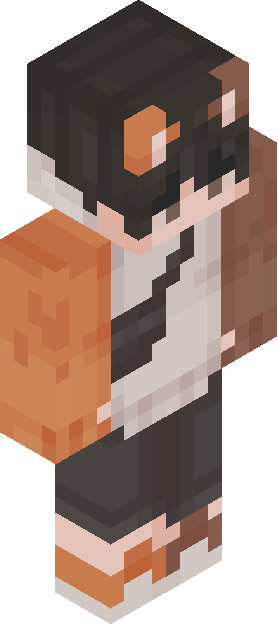 Minecraft skin tagged orange rank #39
