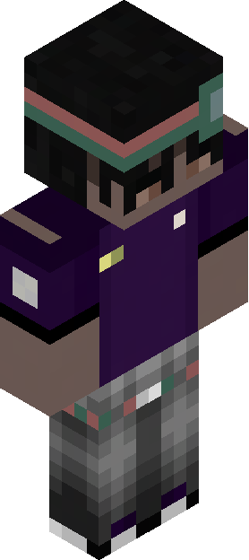 Minecraft skin tagged purple rank #15