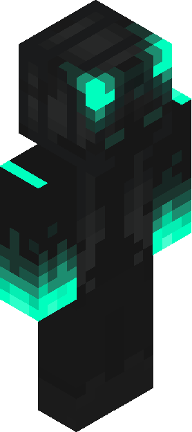 Minecraft skin tagged warden rank #20