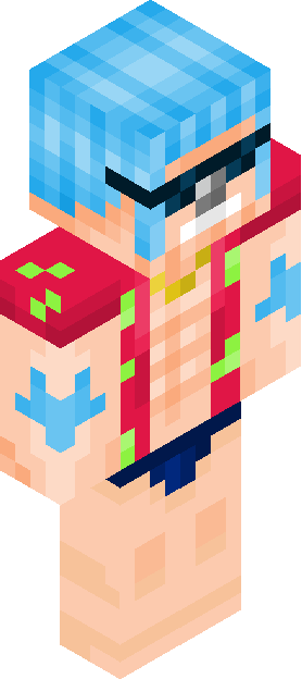 Minecraft skin tagged bluehair rank #33