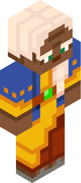 Minecraft skin tagged bluegold rank #2