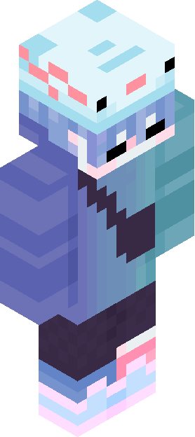 Minecraft skin tagged axolotl rank #9