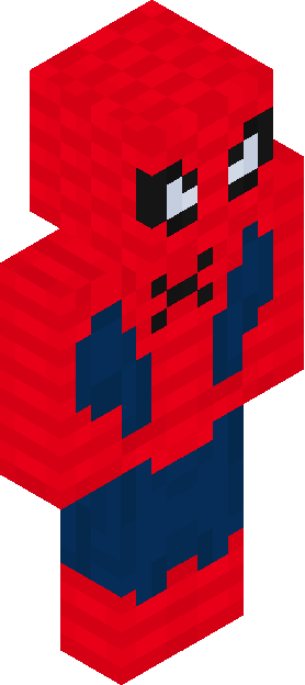 Minecraft skin tagged spiderman rank #42