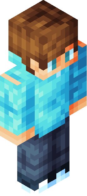 Minecraft skin tagged blue rank #22