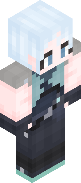 Minecraft skin tagged bluehair rank #35