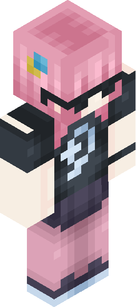 Minecraft skin tagged pink rank #28