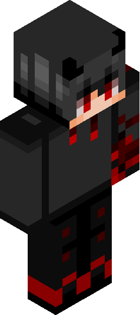 Minecraft skin tagged redblack rank #28