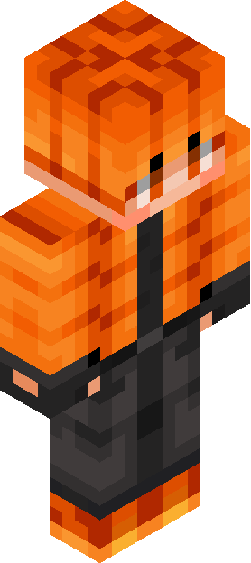 Minecraft skin tagged orange rank #14