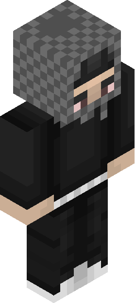 Minecraft skin tagged grayscale rank #10