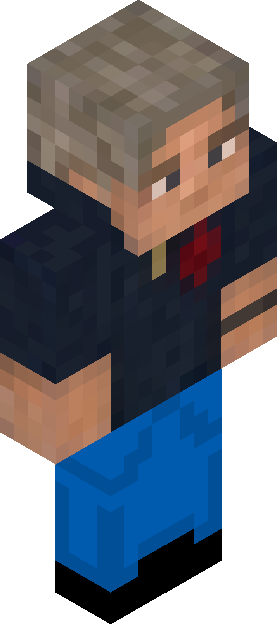 Minecraft skin tagged grayhair rank #43