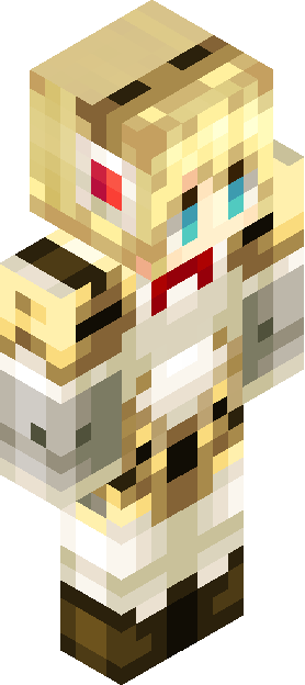 Minecraft skin tagged gold rank #20