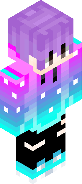 Minecraft skin tagged purplehair rank #5